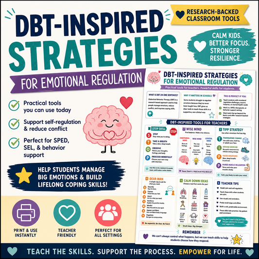 DBT-Inspired Emotional Regulation Strategies for Teachers | Calm Down Tools
