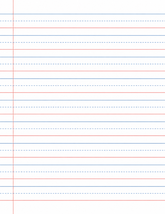 Free Primary Lined Paper