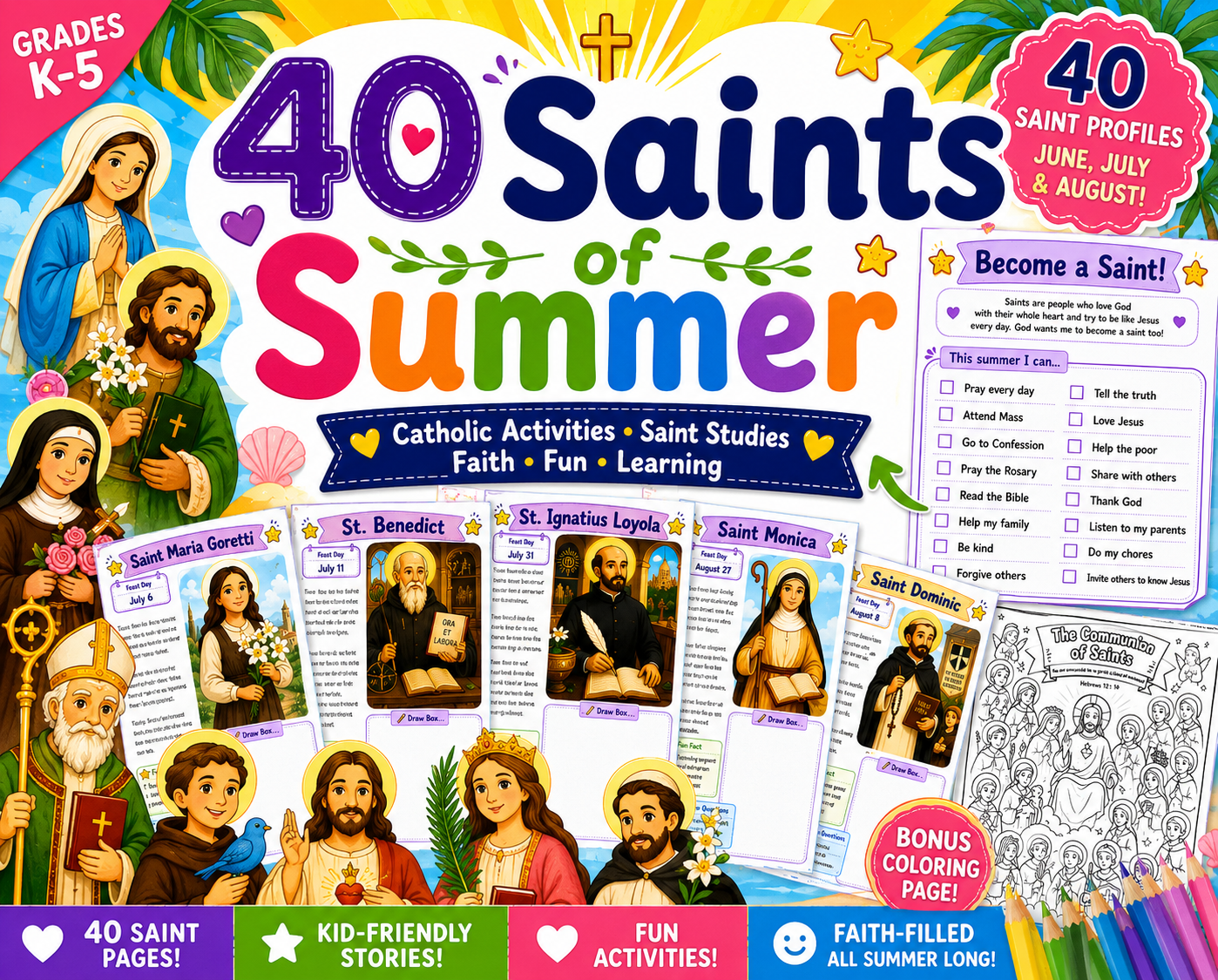 40 Saints of Summer Journal